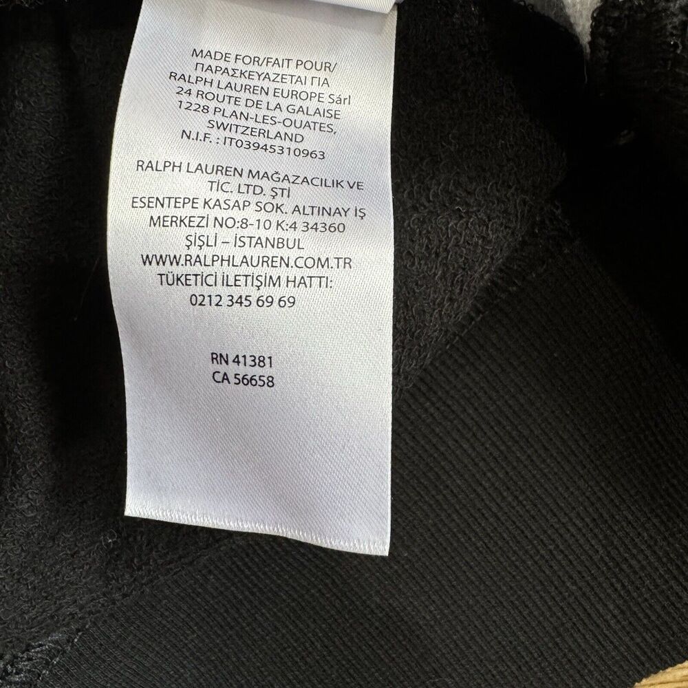 Lauren Ralph Lauren Women's Sweatshirt Black White M Graphic Boat Yacht Logo - Picture 7 of 12
